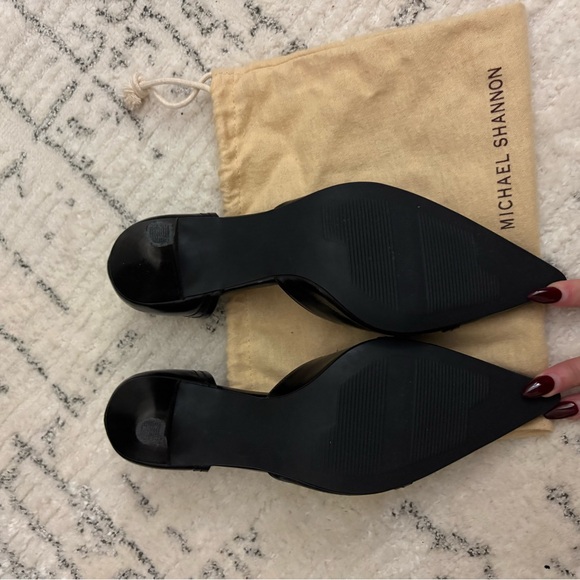 Michael Shannon Black Pointed Heels - Picture 3 of 3